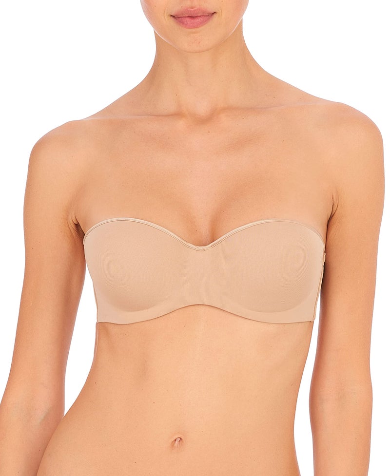 Natori Women's Reflex Strapless Bra with Bump and Removable Straps 774495 Cafe - Image 1